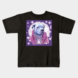 Staffy In A Jacket Kids T-Shirt